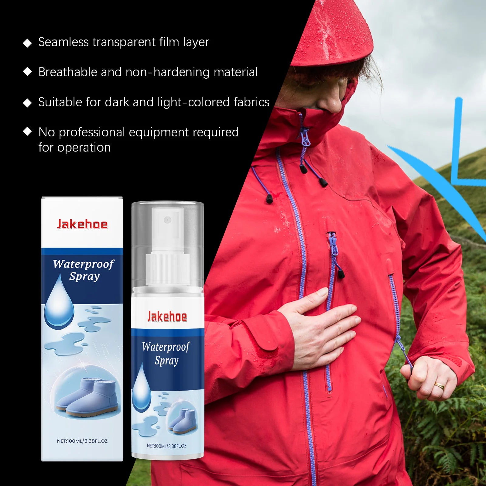 Nano Waterproof And Antifouling Spray Daily Care Fabric Shoes Bags Reduce Dirt Adhesion Rain Oil Proof Long-term Effective Care