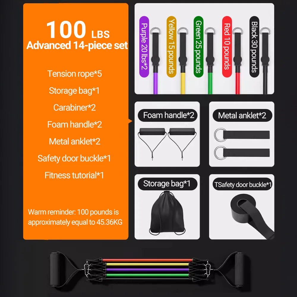 Resistance Bands Set – Home & Gym Workouts