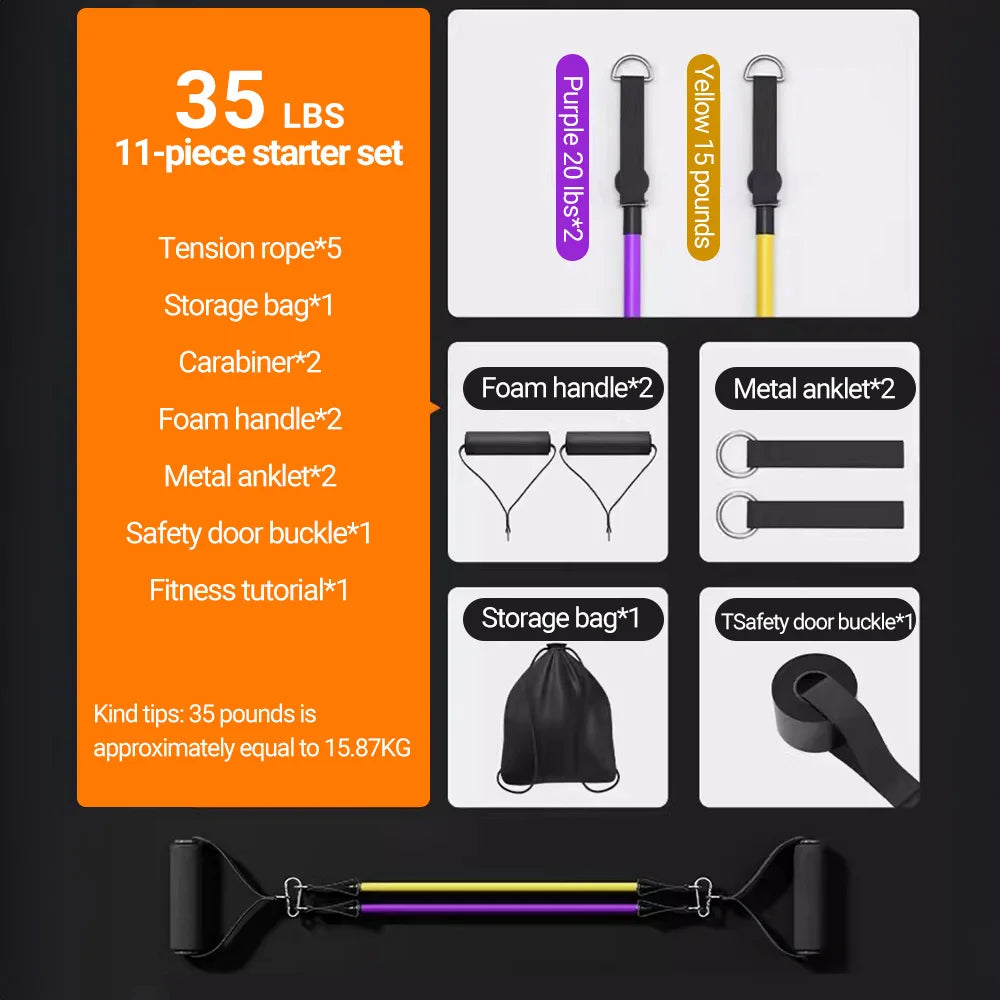 Resistance Bands Set – Home & Gym Workouts